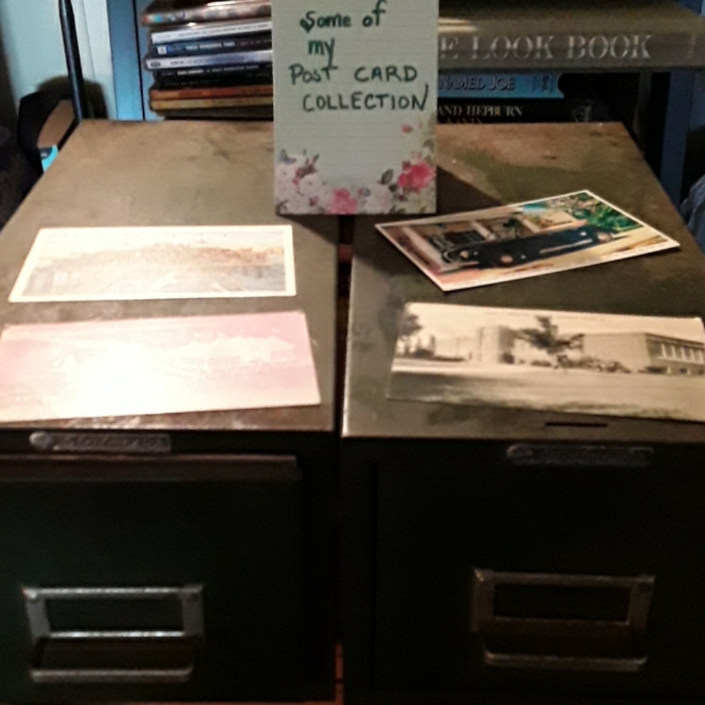 Postcard collection 2 Steelmaster filing drawers